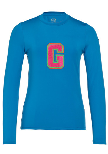 detail Dámské tričko Goldbergh Super G Long Sleeve Tee Electric Blue