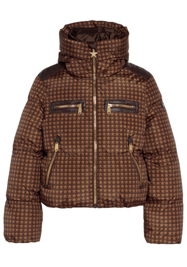 detail Dámská bunda Goldbergh Track Ski Jacket Dark Brown