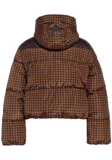 detail Dámská bunda Goldbergh Track Ski Jacket Dark Brown