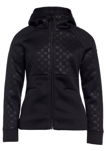 detail Dámská mikina Goldbergh Ambra Full Zip Hooded Cardigan black