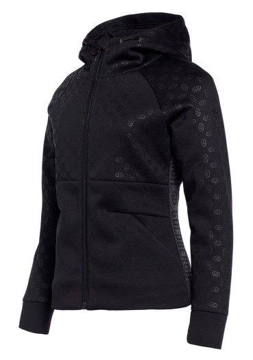 detail Dámská mikina Goldbergh Ambra Full Zip Hooded Cardigan black
