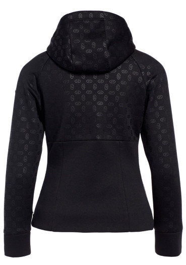 detail Dámská mikina Goldbergh Ambra Full Zip Hooded Cardigan black