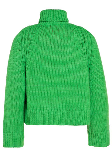 detail Dámský svetr Goldbergh Beauty Long Sleeve Knit Sweater flash green