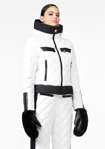 detail Dámská bunda Goldbergh Cecile Ski Jacket white