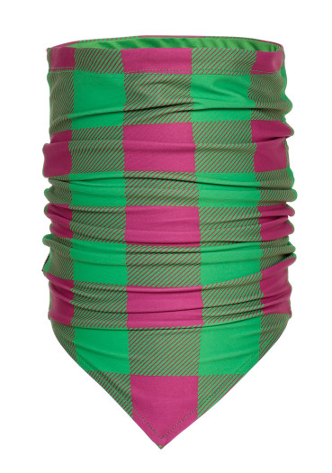 detail Dámský nákrčník Goldbergh Chopper Neckwarmer green/pink