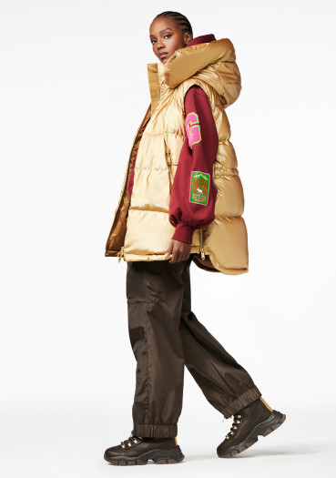detail Dámská vesta Goldbergh Flash Bodywarmer gold