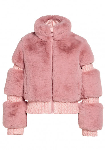 detail Dámská bunda Goldbergh Furry Ski Jacket cotton candy