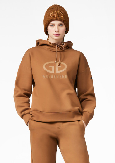 detail Dámská mikina Goldbergh Harvard Hooded Sweater mocha