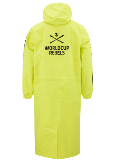 detail Head Race Rain Coat Men Yellow