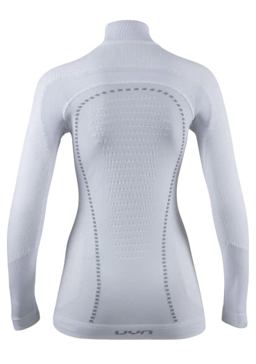 detail Dámské triko UYN W Ambityon Uw Shirt Lg_Sl Turtle Neck Optical White/White/Pearl Grey