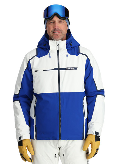 detail Pánská bunda Spyder-M TITAN JACKET-ELECTRIC BLUE