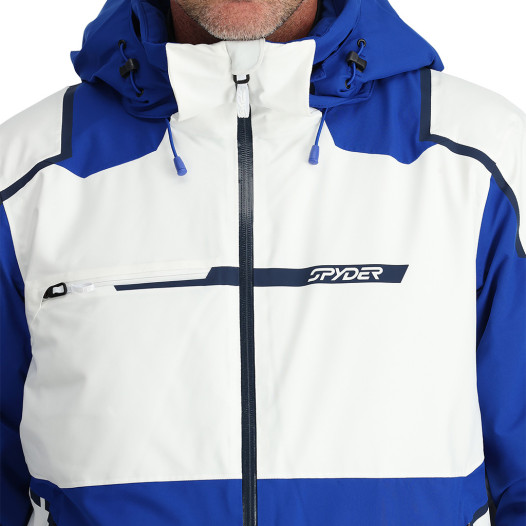detail Pánská bunda Spyder-M TITAN JACKET-ELECTRIC BLUE