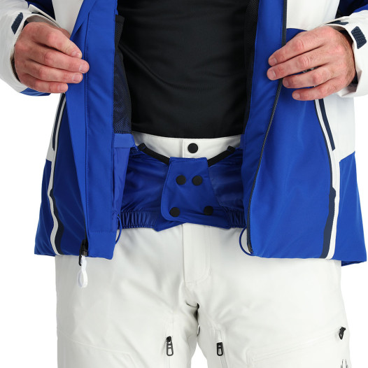 detail Pánská bunda Spyder-M TITAN JACKET-ELECTRIC BLUE