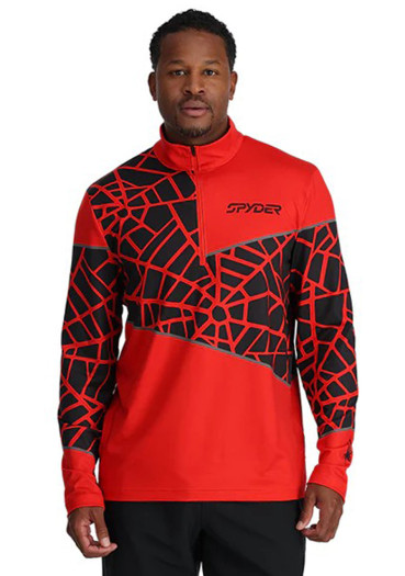 detail Pánský rolák Spyder Vital Zip T-Neck Volcano