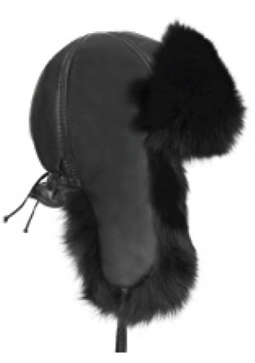detail Gena Kinga Fox Black