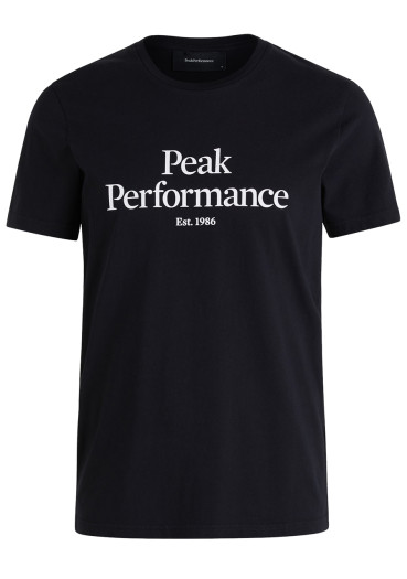 detail Pánské triko Peak Performance M Original Tee Black