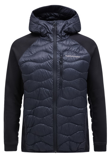 detail Peak Performance M Helium Down Hybrid Hood Black