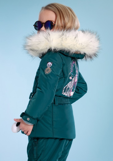 detail Dětská bunda Poivre Blanc W23-1003-BBGL/A Ski Jacket Ever Green