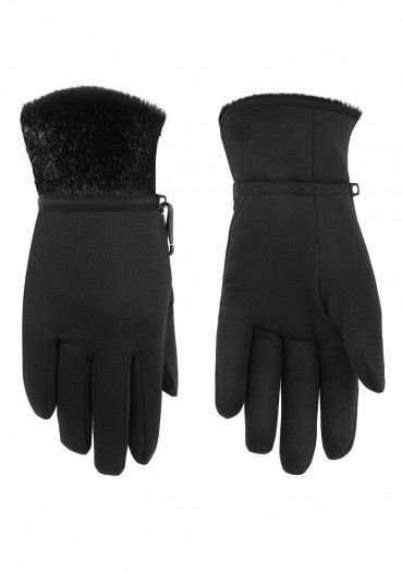 detail Dámské rukavice Poivre Blanc W23-1775-WO/F Stretch Fleece Gloves Bubbly Black