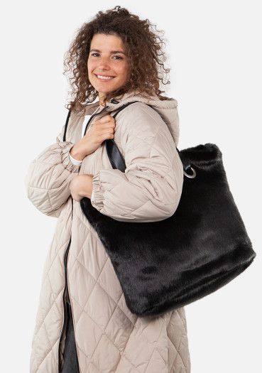 detail Dámská kabelka Barts Salwena Shopper Black