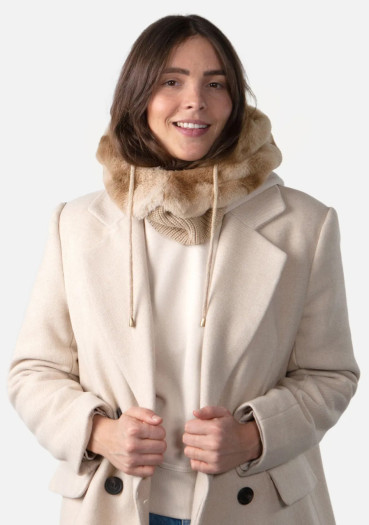 detail Dámská kapuce Barts Eliess Hood Sand