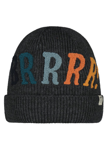 detail Barts Foddy Beanie Dark Heather