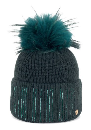 detail Granadilla Doutey Fur Beanie 072 Green