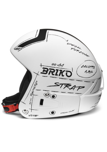 detail Helma Briko Vulcano Fis 6.8 Graphik-Matt White-Black