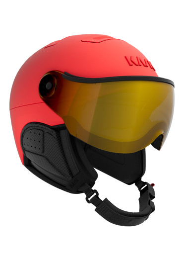 detail Lyžařská helma Kask SHE00061-VISOR PIUMA R SHADOW