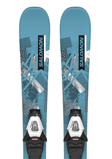 detail Sjezdové lyže Salomon L QST Jr XS + C5 GW J75 Gy