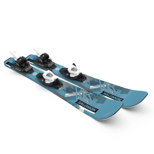 detail Sjezdové lyže Salomon L QST Jr XS + C5 GW J75 Gy