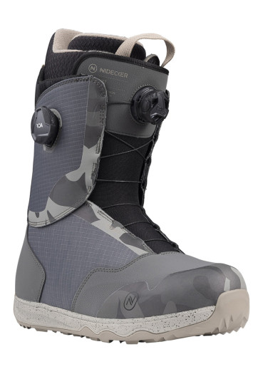 detail Boty na snowboard Nidecker Rift Grey Camo
