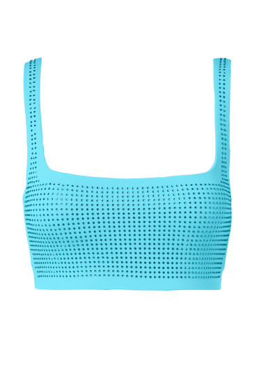detail Dámské plavky Goldbergh Crystal Bikini Top Atlantic Blue