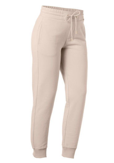 detail Dámské tepláky Goldbergh Ease Pants White Sand