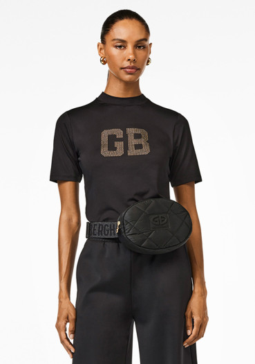detail Dámské tričko Goldbergh Felicity Short Sleeve Top Black