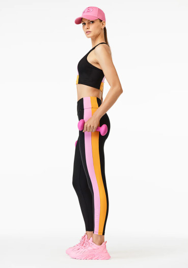 detail Dámské kalhoty Goldbergh Move Tight Pink/Papaya