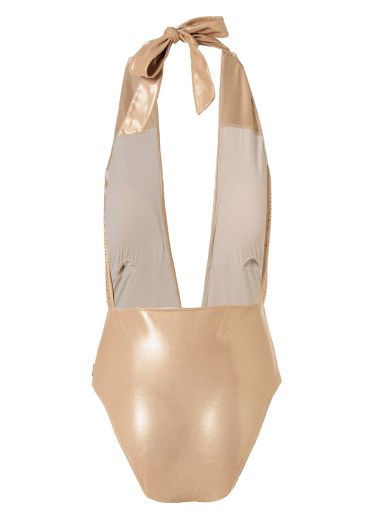 detail Dámské plavky Goldbergh Posie Bathing Suit Gold