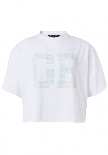 detail Dámské tričko Goldbergh World Famous Short Sleeve Top White