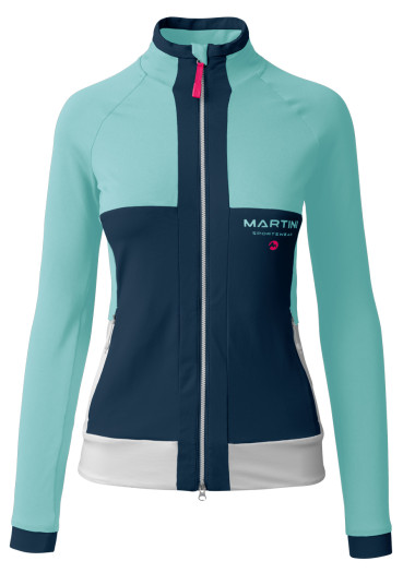 detail Dámská mikina Martini Alpmate Jkt W skylight/true navy/white