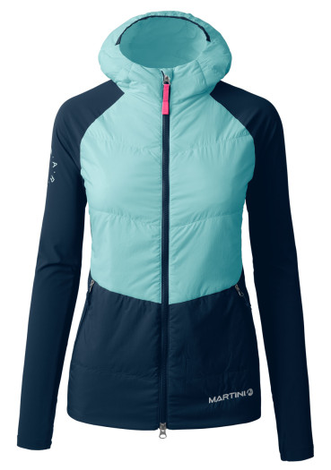 detail Dámská bunda Martini Highventure Hybrid Jkt G-Loft® W skylight/true navy