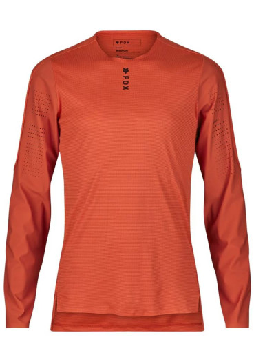 detail Pánské cyklistické triko Fox Flexair Pro Ls Jersey Atomic Orange
