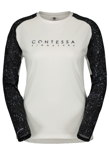 detail Dámský cyklistický dres Scott Tee W's Trail Contessa Sign. LS