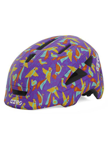 detail Dětská cyklistická helma GIRO Scamp II Mat Purple Libre