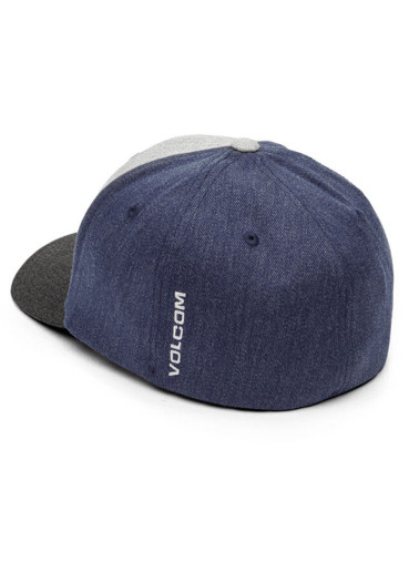 detail Volcom Full Stone Hthr Flexfit Hat Smokey Blue
