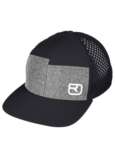 detail Pánská kšiltovka Ortovox Logo Air Trucker Cap Black Raven  