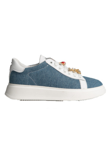detail Dámské boty Nis 2429382T/1 Sneaker Tess. Denim/Ornamento fly