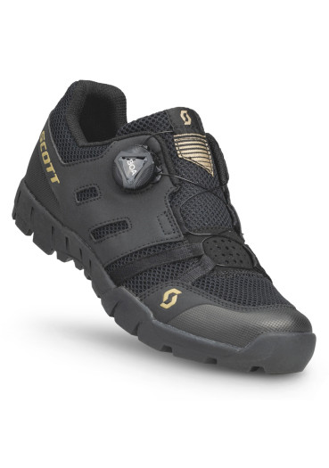 detail Dámské cyklistické tretry Scott Shoe W's Sport Crus-r Boa Eco Black/Gold