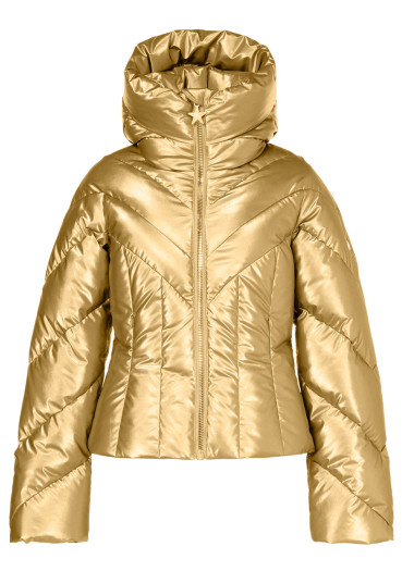 detail Dámská bunda Goldbergh Elodie Ski Jacket Gold