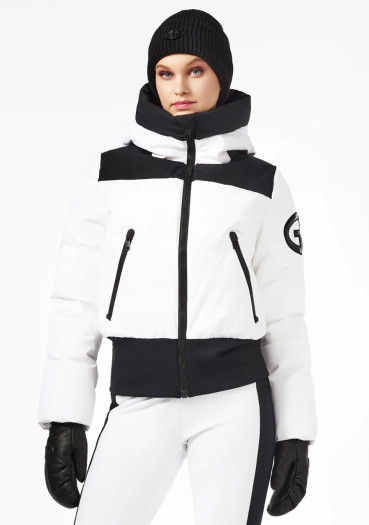 detail Dámská bunda Goldbergh Village Ski Jacket White