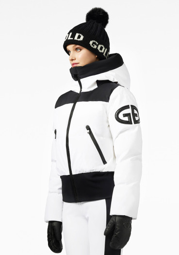 detail Dámská bunda Goldbergh Village Ski Jacket White